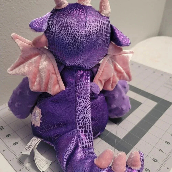 Scentsy Buddy Snap The Dragon Purple & Pink Stuffed Animal Plush Rerd. Scent Pak - Picture 14 of 16